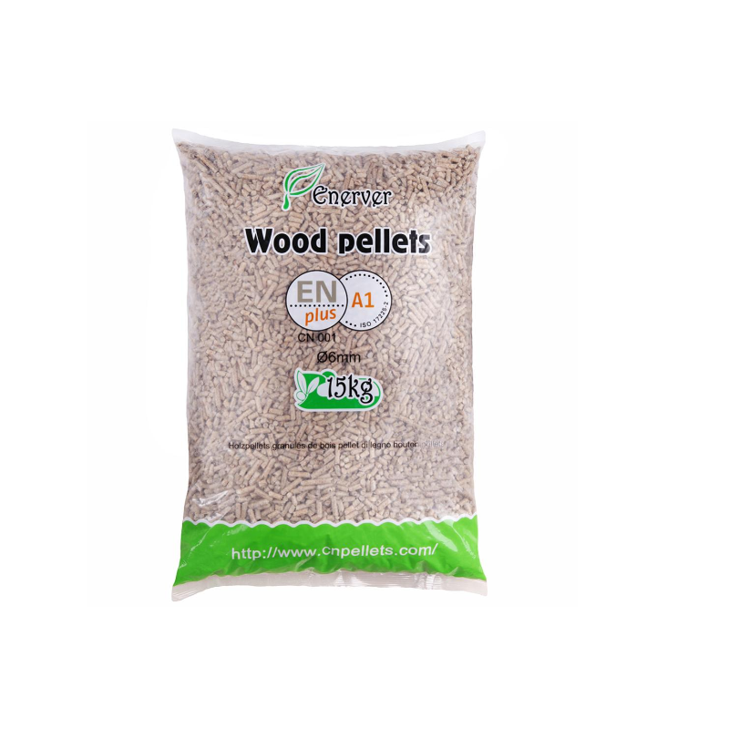 Wood Pellets - Granulés De Bois Sac 15 Kg - X20 Sacs - 300kg à